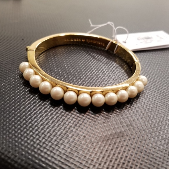 kate spade Jewelry - Kate Spade Pearly Delight Bangle Bracelet